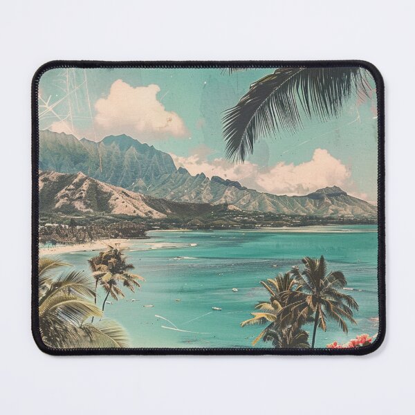Item preview, Vintage Hawaii Beach Evening Clouds Travel Vibe designed and sold by LVTFCOarts.