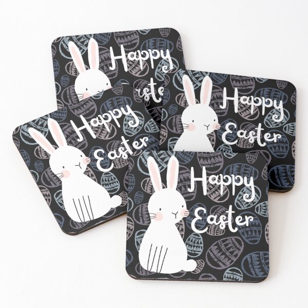 Item preview, Happy Easter Bunny and Egg Pattern Design designed and sold by CarefulCreation.