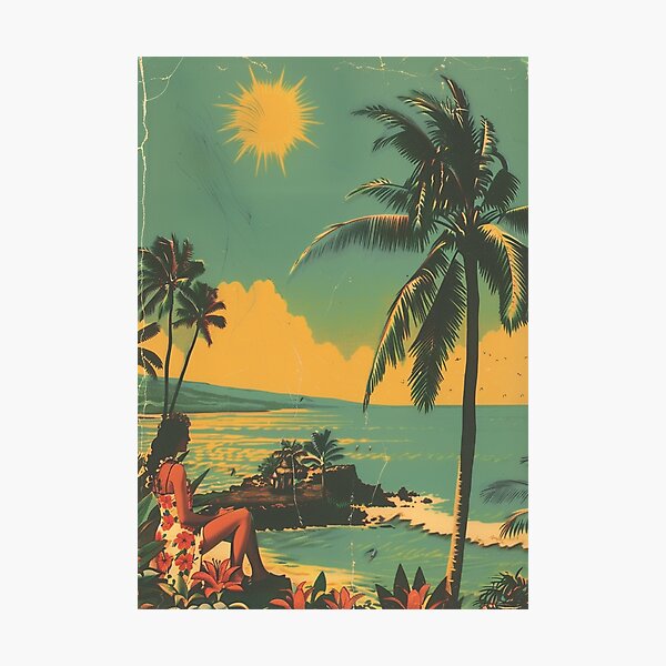 Item preview, Vintage Honolulu Hawaii Beach Summer Aesthetic designed and sold by LVTFCOarts.