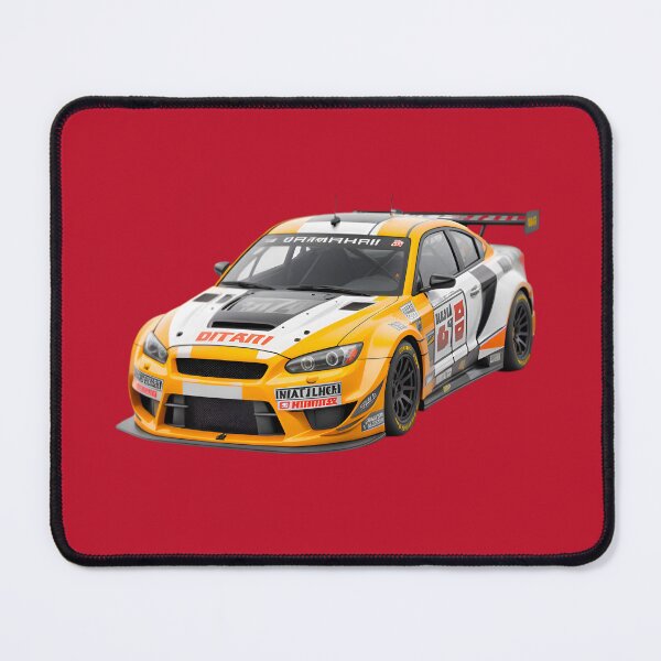 Item preview, Cool Yellow Street Racing Drift Car designed and sold by TheArtOfPat.