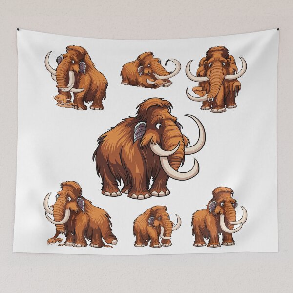 Item preview, Woolly Mammoth - Pack Woolly Mammoth designed and sold by JessArty ⭐⭐⭐⭐⭐.