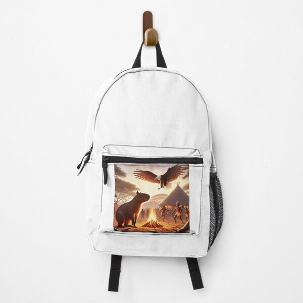 Item preview, Capybara Visits Aboriginal Tribe2 designed and sold by Capybara Art Lover.