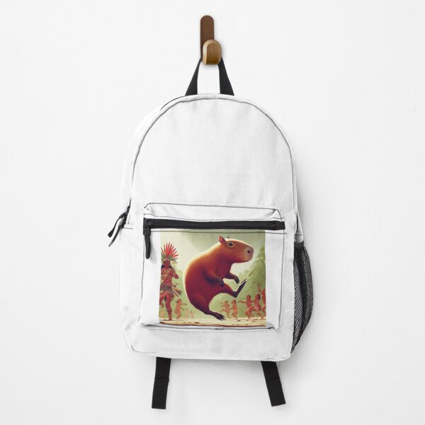 Item preview, Capybara Visits Aboriginal Tribe7 designed and sold by Capybara Art Lover.