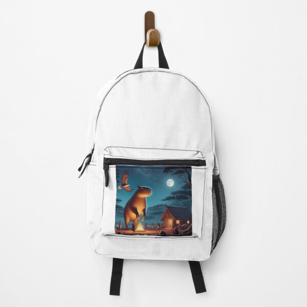 Item preview, Capybara Visits Aboriginal Tribe8 designed and sold by Capybara Art Lover.