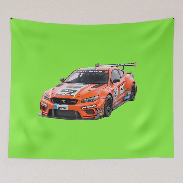 Item preview, Cool Orange Street Racing Drift Car designed and sold by TheArtOfPat.