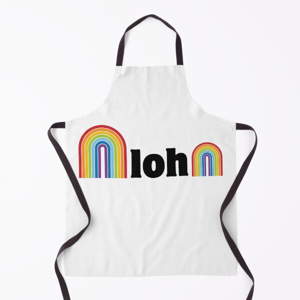 Item preview, Double Rainbow Aloha - black text designed and sold by Whatdoesmilosee.