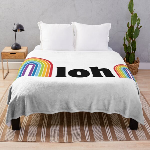Item preview, Double Rainbow Aloha - black text designed and sold by Whatdoesmilosee.
