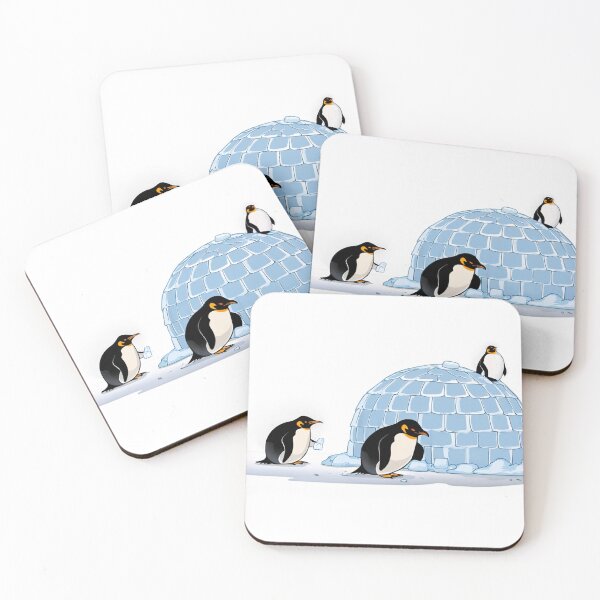 Item preview, Familia de pingüinos esquimales İcy Fluffy designed and sold by omerfdln34.