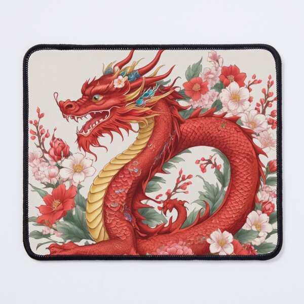 Item preview, "Crimson Blossom: Dragon's Embrace" designed and sold by Motivamujer.