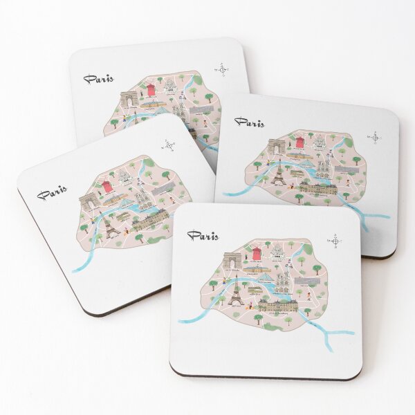 Item preview, Map of Paris designed and sold by atalitas.