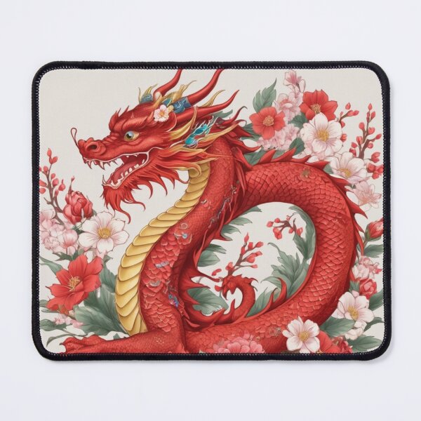Item preview,  "Crimson Blossom: Dragon's Embrace" designed and sold by Motivamujer.