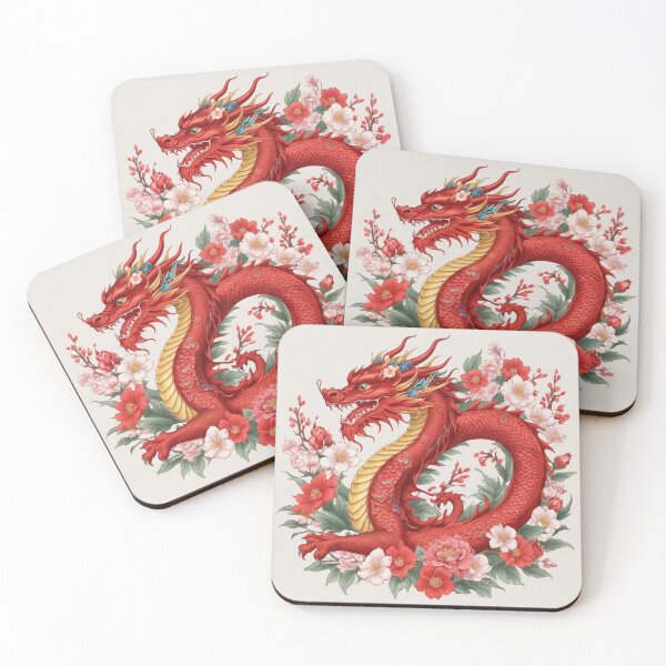Item preview,  "Crimson Blossom: Dragon's Embrace" designed and sold by Motivamujer.