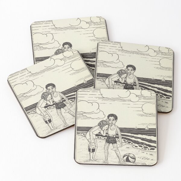 Item preview, Children On the Beach designed and sold by AJDesignsstuff.