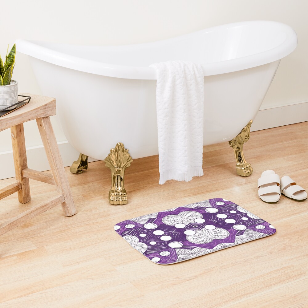Item preview, Bath Mat designed and sold by letsgetinspired.