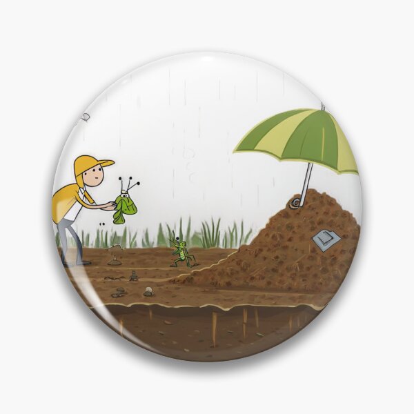 Item preview, Young Boy Trying to Protect Ant Habitat designed and sold by omerfdln34.