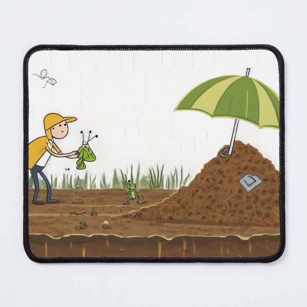 Item preview, Young Boy Trying to Protect Ant Habitat designed and sold by omerfdln34.
