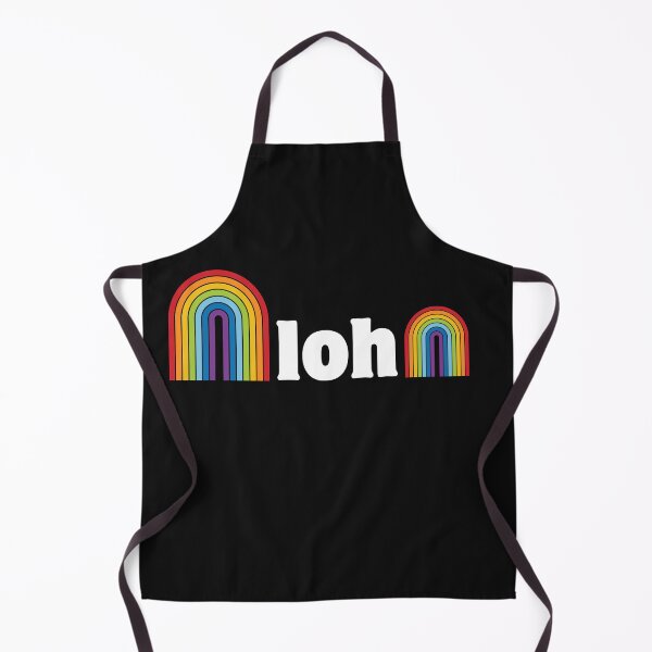 Item preview, Double Rainbow Aloha - white text designed and sold by Whatdoesmilosee.