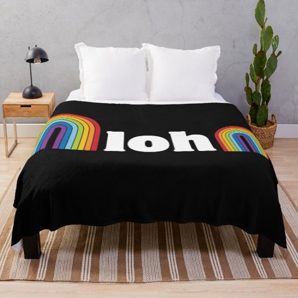 Item preview, Double Rainbow Aloha - white text designed and sold by Whatdoesmilosee.