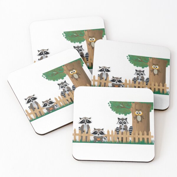 Item preview, Intruders Raccoon and Friends designed and sold by omerfdln34.