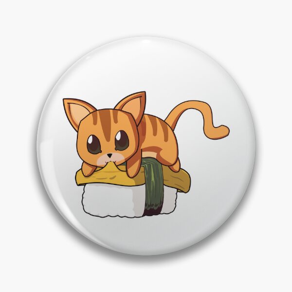 Item preview, Orange Cat Tamago Sushi designed and sold by myanko.