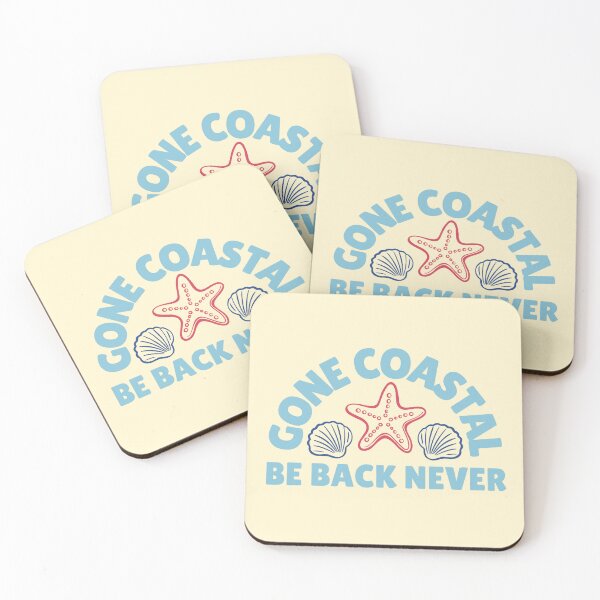 Item preview, Gone Coastal, Be Back Never designed and sold by Katherine Mandeville.