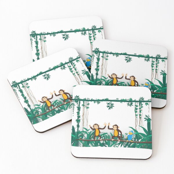Item preview, Monkey Dance Party in the Jungle designed and sold by omerfdln34.