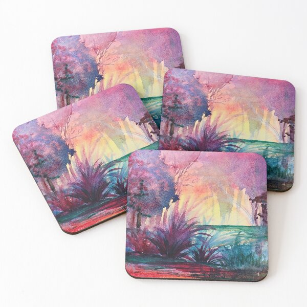 Item preview, Sunset on the Bayou - Ink Wash Painting by TSteele.Art designed and sold by TSteeleArt.