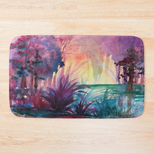 Item preview, Sunset on the Bayou - Ink Wash Painting by TSteele.Art designed and sold by TSteeleArt.