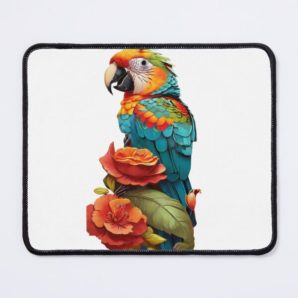 Item preview, Parrot With Flowers designed and sold by Angelle55.