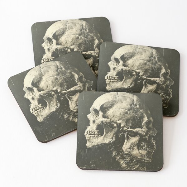Item preview, Double Skulls Siamese Twins Human Oddities designed and sold by HollywoodInked.