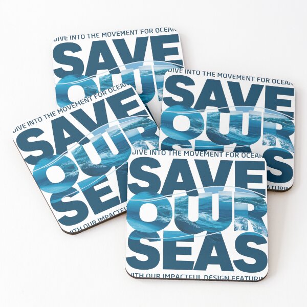 Item preview, Save Our Seas Slogan Design designed and sold by StellarValor.