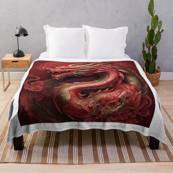 Item preview, "Scarlet Dynasty: Golden Guardian" designed and sold by Motivamujer.