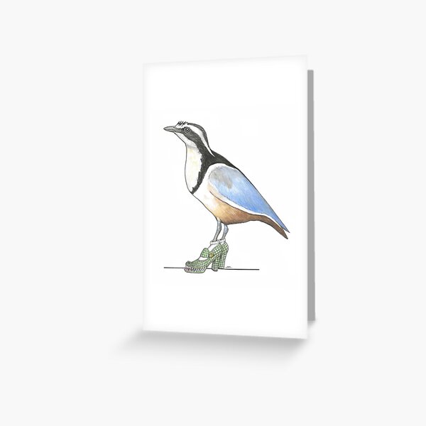 Item preview, Crocodile Bird in Alligator Heels designed and sold by JimsBirds.
