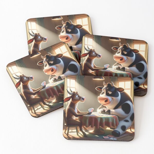 Item preview, Mirthful Moos: A Pastoral Poker Showdown designed and sold by Moo-larious Creations From Down Udder.