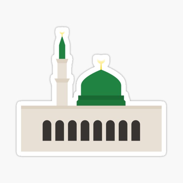 Item preview, Masjid Nabawi sticker designed and sold by bilalthearab.