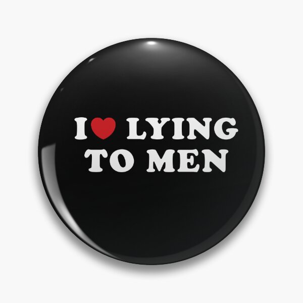Item preview, I Love Lying To Men I Heart Lying To Men Funny Meme designed and sold by PatternFariss.