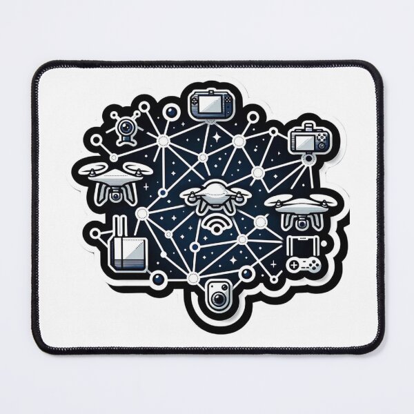 Item preview, The Networked Universe designed and sold by pixelpulsenyc.