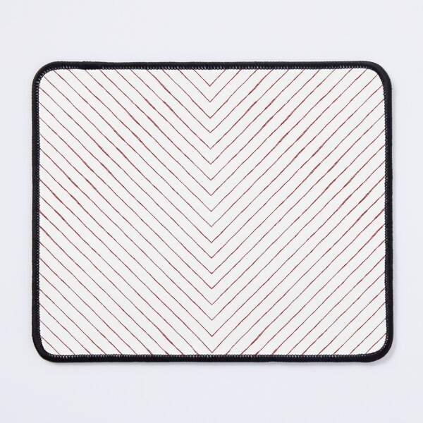 Item preview, Chevron Pencil Sketch Line Art - Snow + Ruby designed and sold by Irene Estelle.