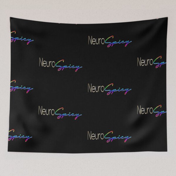 Item preview, NeuroSpicy - Black background designed and sold by JadeRyder.