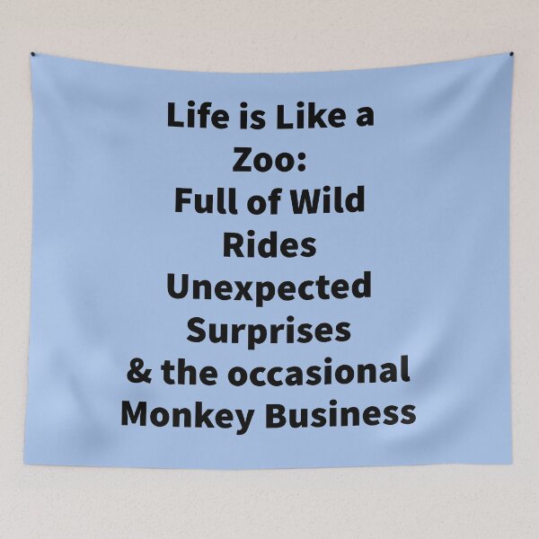 Item preview, Life is like a Zoo designed and sold by MiaRose85.