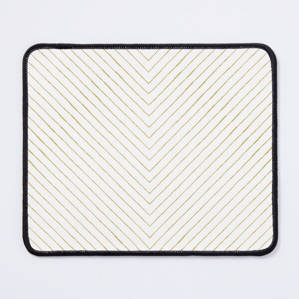 Item preview, Chevron Pencil Sketch Line Art - Snow + Saffron designed and sold by Irene Estelle.