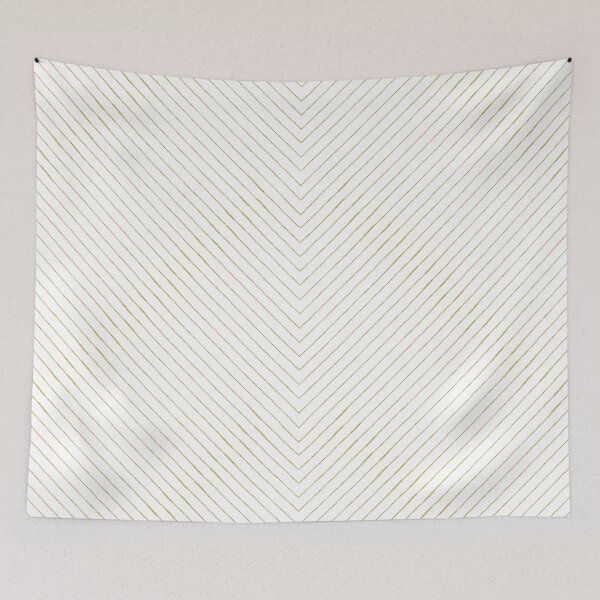 Item preview, Chevron Pencil Sketch Line Art - Snow + Saffron designed and sold by Irene Estelle.