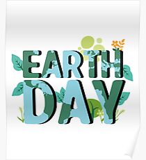 Earth Day Natural Elements Poster