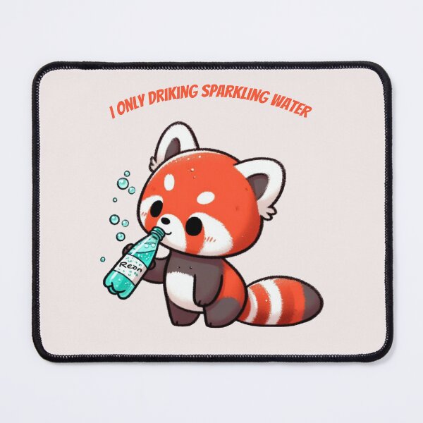 Item preview, Sparkling Water Red Panda designed and sold by LemuellTrends.