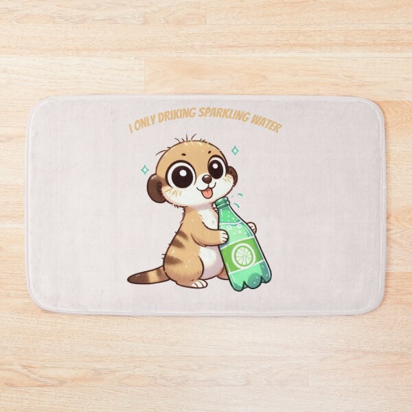 Item preview, Sparkling Water Meerkat designed and sold by LemuellTrends.