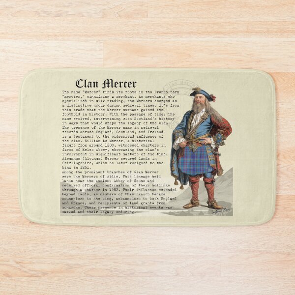 Item preview, Mercer Scottish Clan History  designed and sold by BagTown Clans.