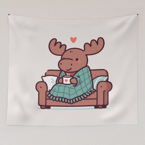 Item preview, Hot Chocolate Moose designed and sold by LemuellTrends.