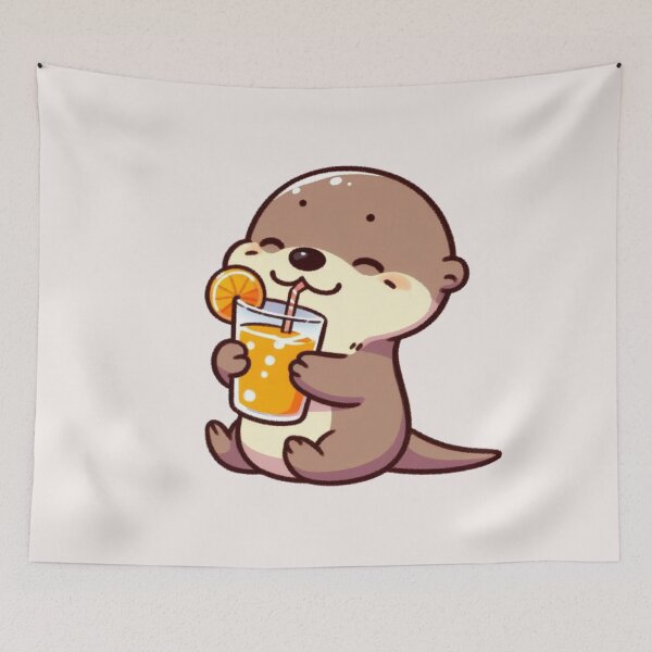 Item preview, Juice Orange Otter designed and sold by LemuellTrends.