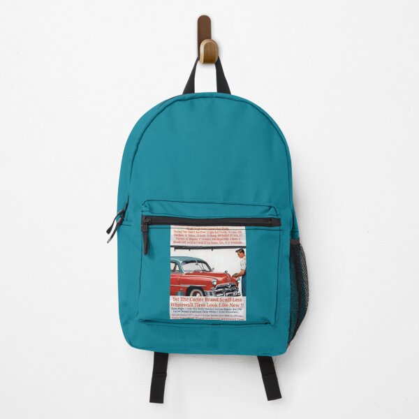 Item preview, Carter Brand Scuff-Less Whitewalls Old Lady Country, Retro-Automotive Ad Reimagined designed and sold by Hall-O-Gram.