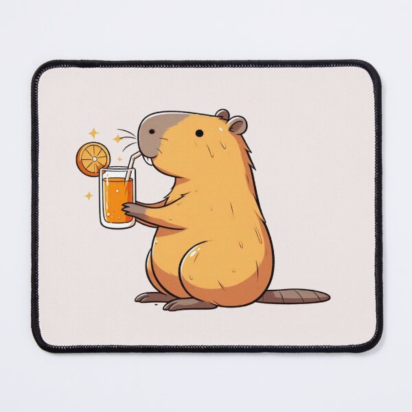 Item preview, Juice Orange Capybara designed and sold by LemuellTrends.